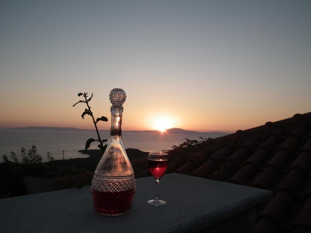 Villa Sunset Stoúpa Buitenkant foto