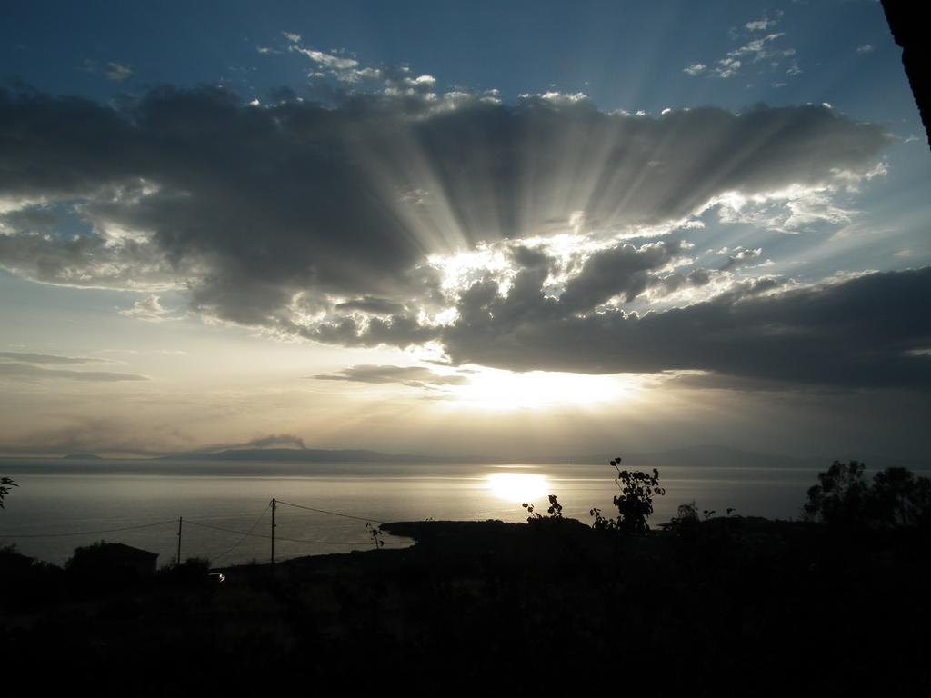 Villa Sunset Stoúpa Buitenkant foto